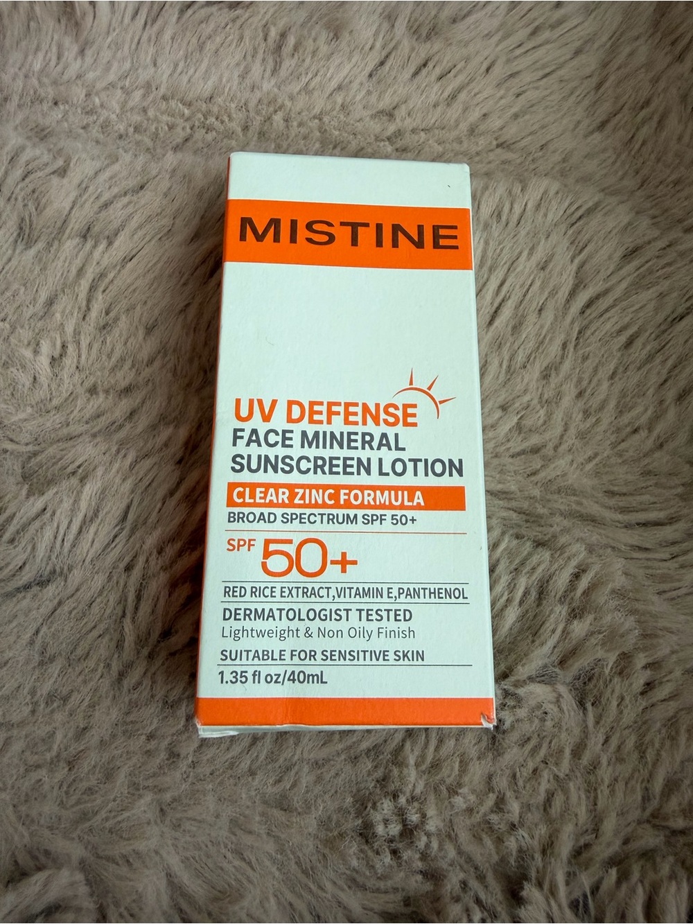 Mistine UV Defense Face Mineral Sunscreen Lotion SPF 50+